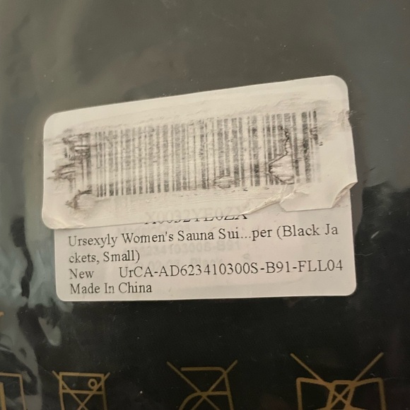 Sz S Ursexyly Women's Sauna Suit Weight Loss Hot Sweat Shirt Slim Waist Trainer - Picture 11 of 13